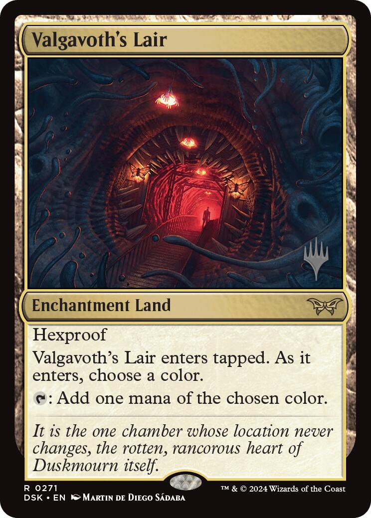 Valgavoth's Lair (Promo Pack) [Duskmourn: House of Horror Promos] | Odin's Place