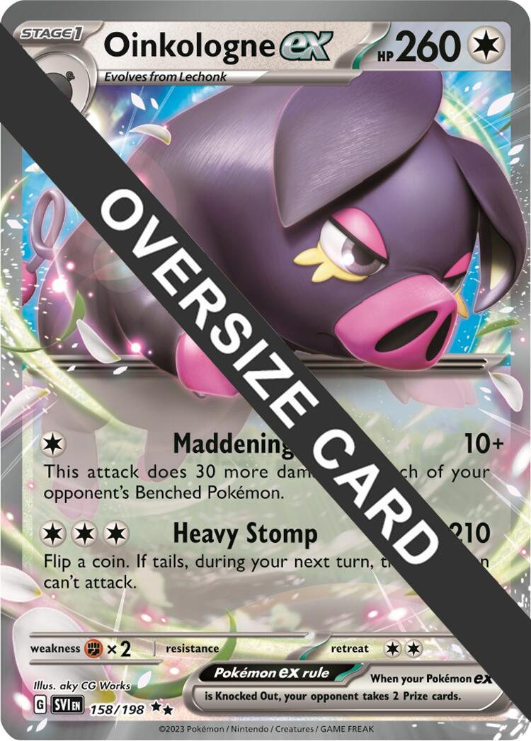 Oinkologne ex (158/198) (Jumbo Card) [Scarlet & Violet: Black Star Promos] | Odin's Place