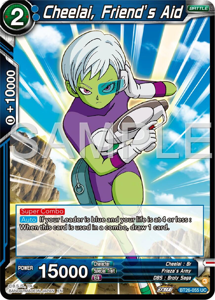 Cheelai, Friend's Aid (BT26-055) [Ultimate Advent] | Odin's Place