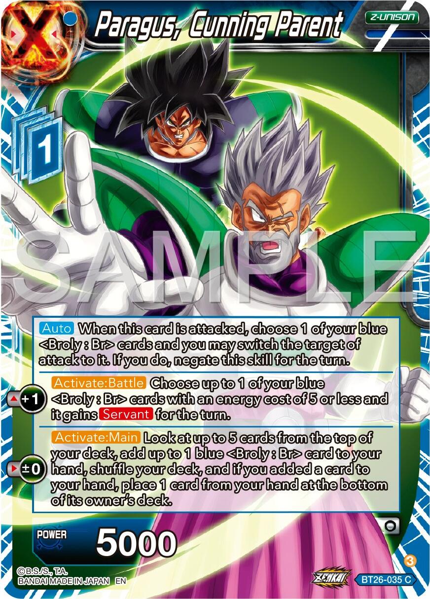 Paragus, Cunning Parent (BT26-035) [Ultimate Advent] | Odin's Place