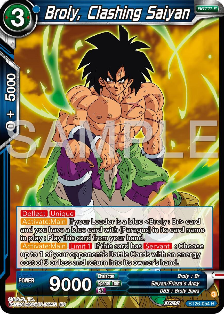 Broly, Clashing Saiyan (BT26-054) [Ultimate Advent] | Odin's Place
