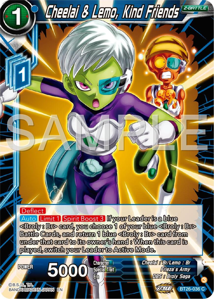 Cheelai & Lemo, Kind Friends (BT26-036) [Ultimate Advent] | Odin's Place
