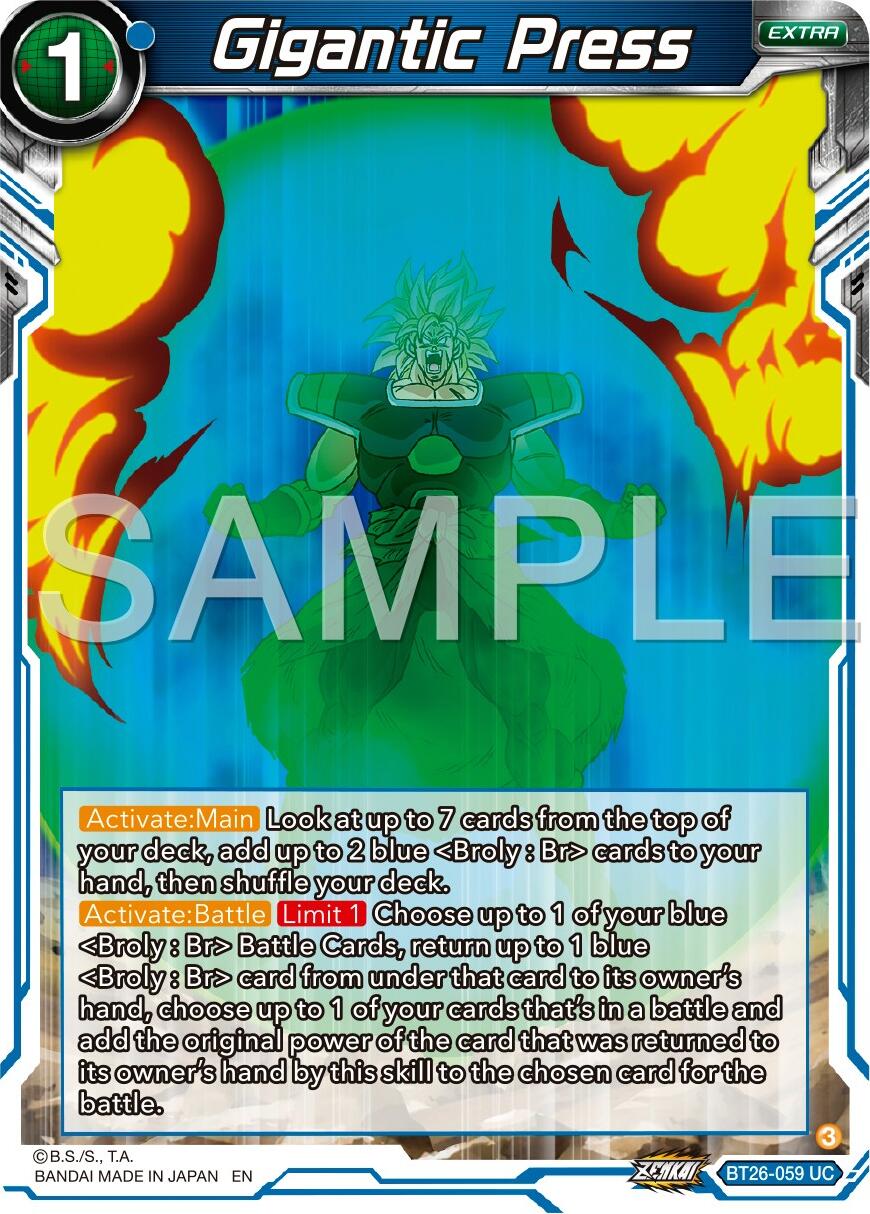 Gigantic Press (BT26-059) [Ultimate Advent] | Odin's Place