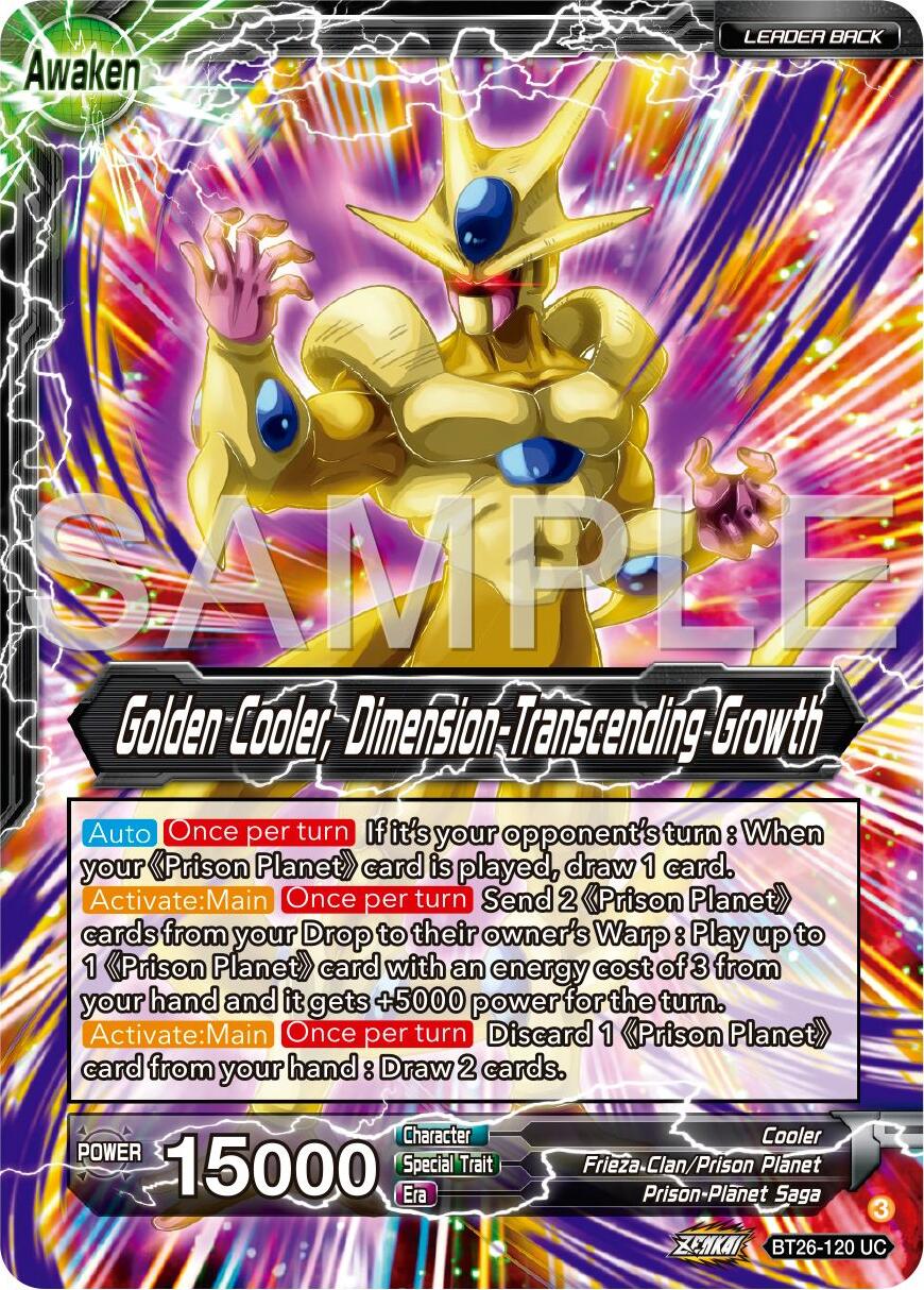 Cool // Golden Cooler, Dimension-Transcending Growth (BT26-120) [Ultimate Advent] | Odin's Place