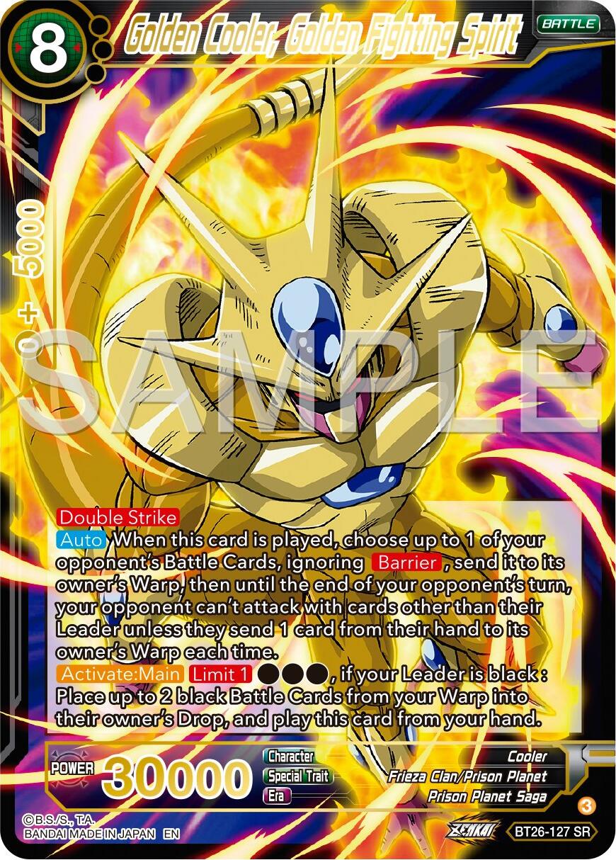 Golden Cooler, Golden Fighting Spirit (BT26-127) [Ultimate Advent] | Odin's Place
