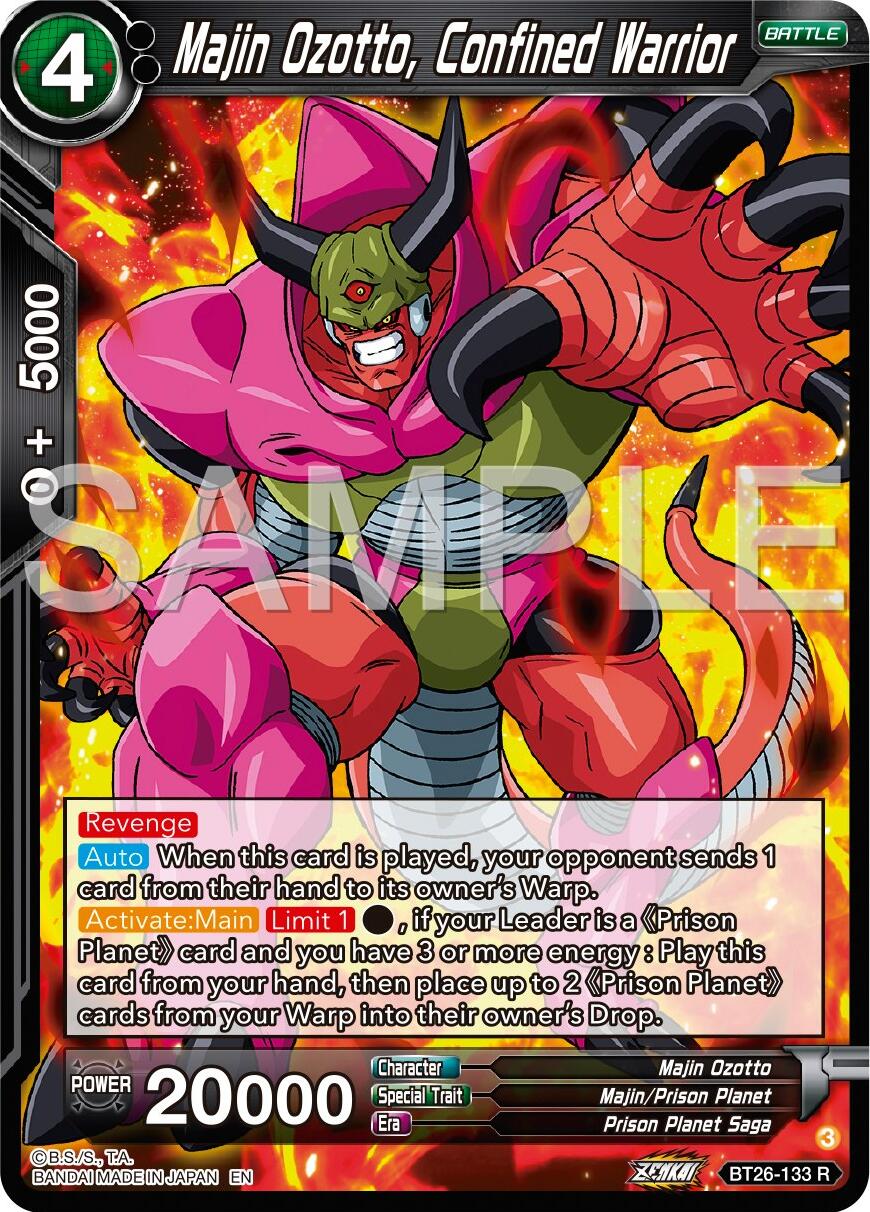 Majin Ozotto, Confined Warrior (BT26-133) [Ultimate Advent] | Odin's Place