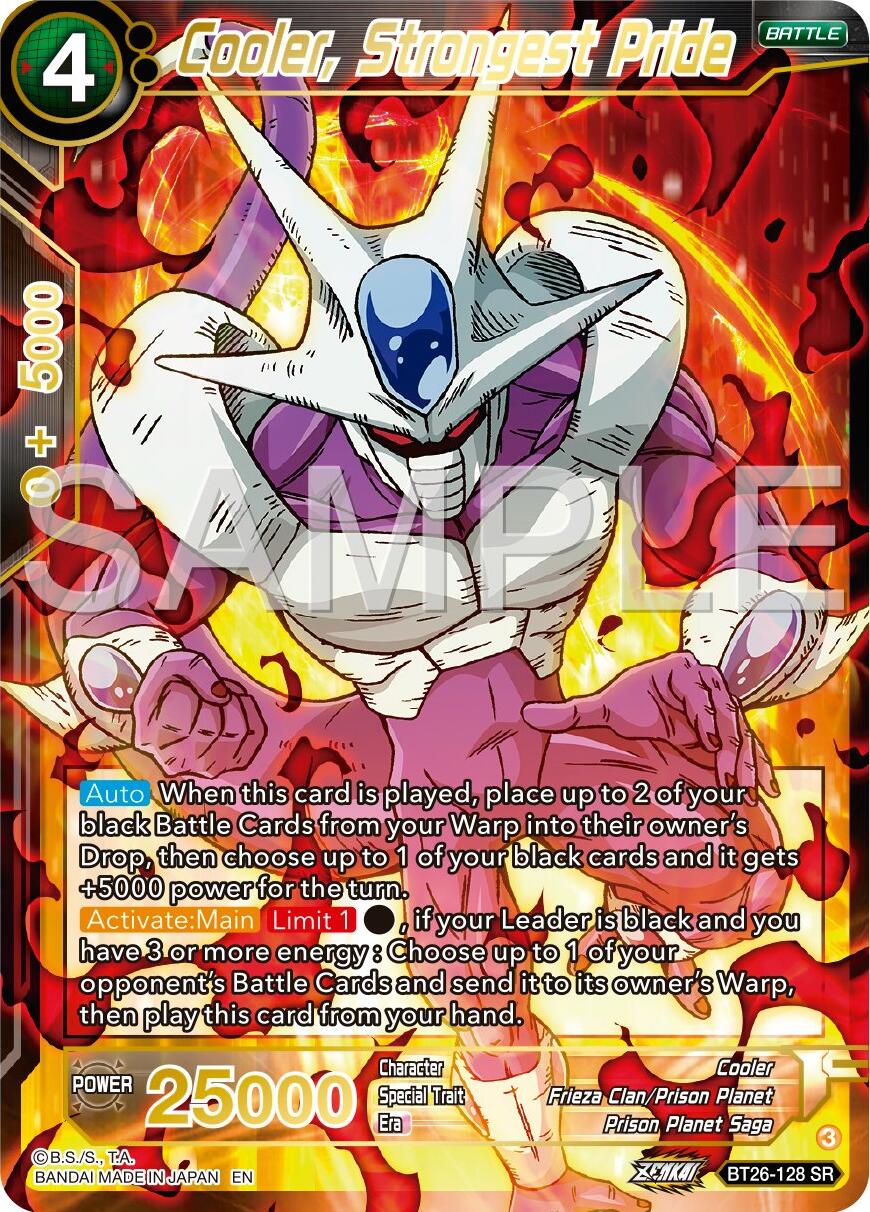 Cooler, Strongest Pride (BT26-128) [Ultimate Advent] | Odin's Place