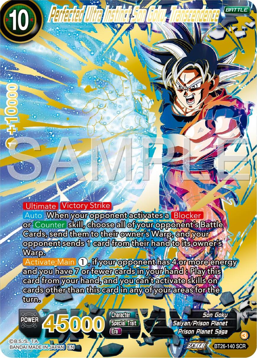 Perfected Ultra Instinct Son Goku, Transcendence (BT26-140) [Ultimate Advent] | Odin's Place