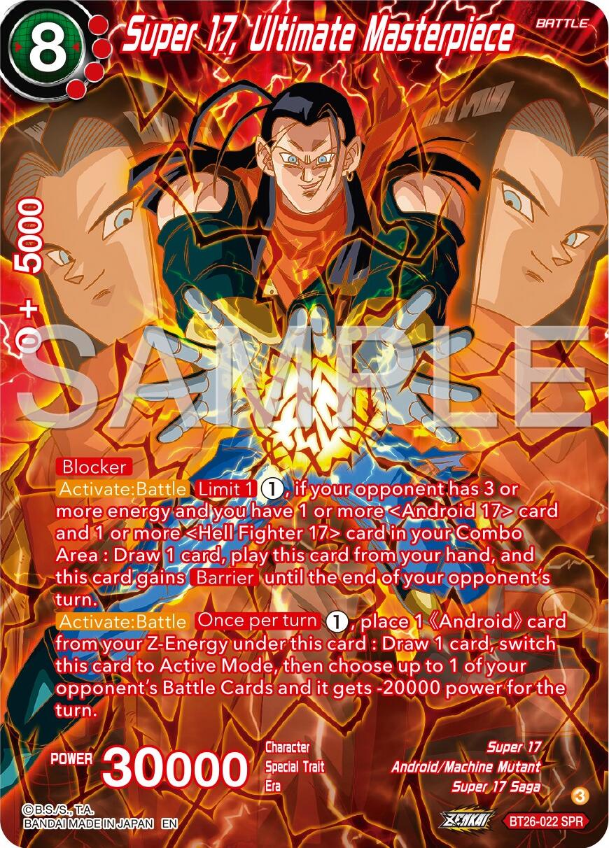 Super 17, Ultimate Masterpiece (SPR) (BT26-022) [Ultimate Advent] | Odin's Place