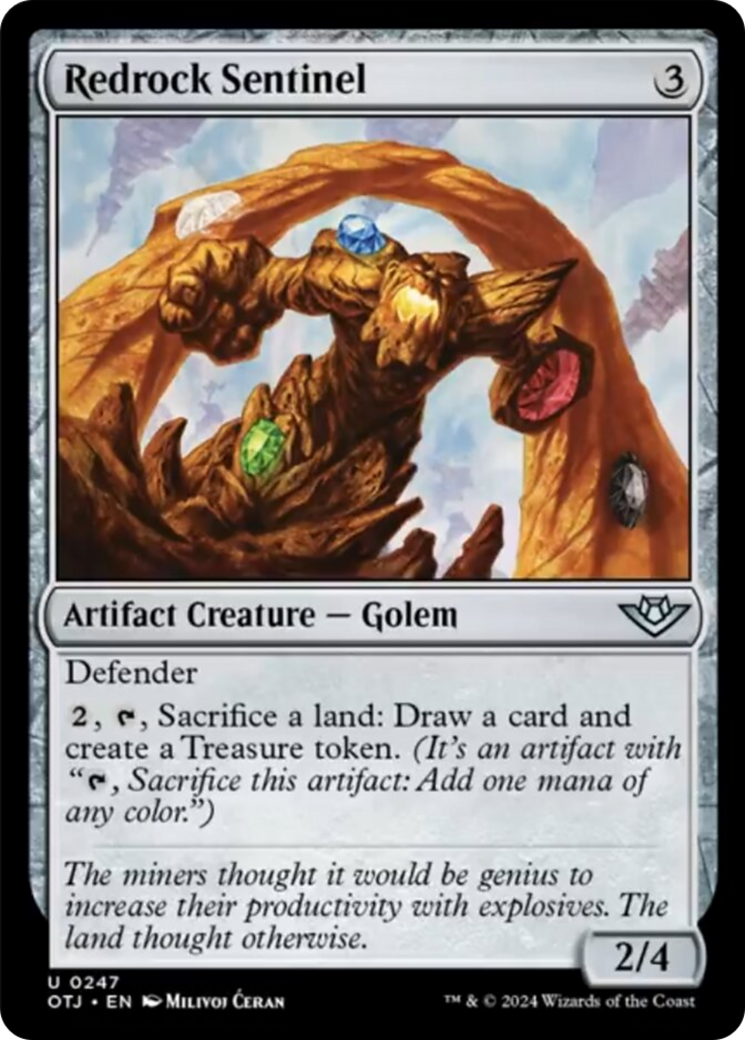 Redrock Sentinel [Outlaws of Thunder Junction] | Odin's Place