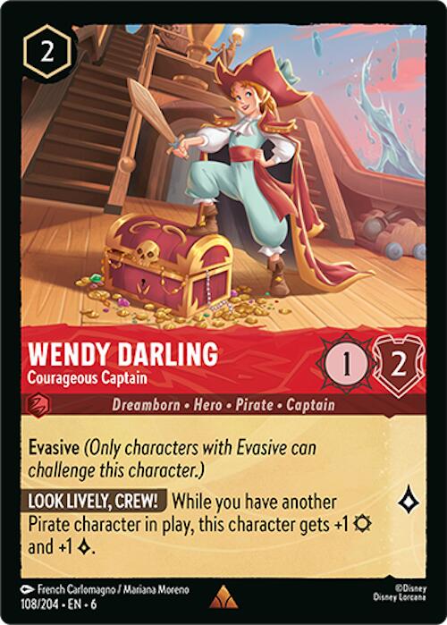 Wendy Darling - Courageous Captain (108/204) [Azurite Sea] | Odin's Place