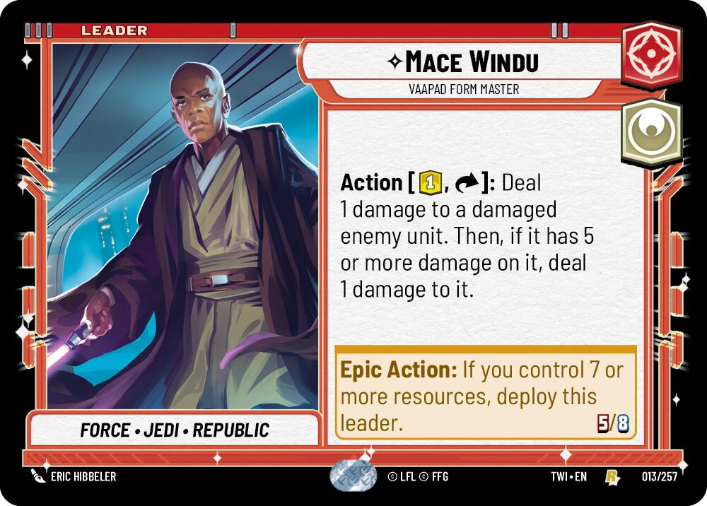 Mace Windu - Vaapad Form Master (013/257) (013/257) [Twilight of the Republic] | Odin's Place