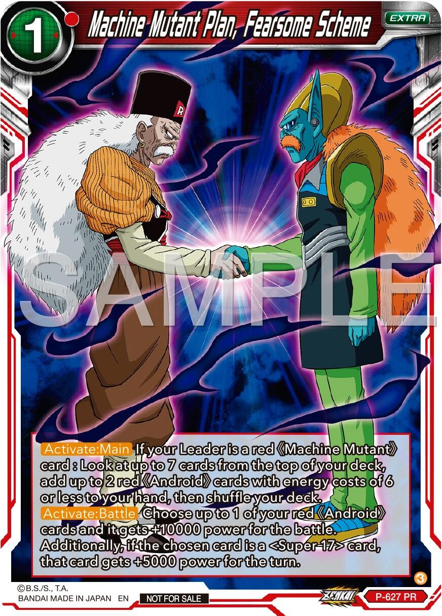 Machine Mutant Plan, Fearsome Scheme (Zenkai Series Tournament Pack Vol.9) (P-627) [Promotion Cards] | Odin's Place