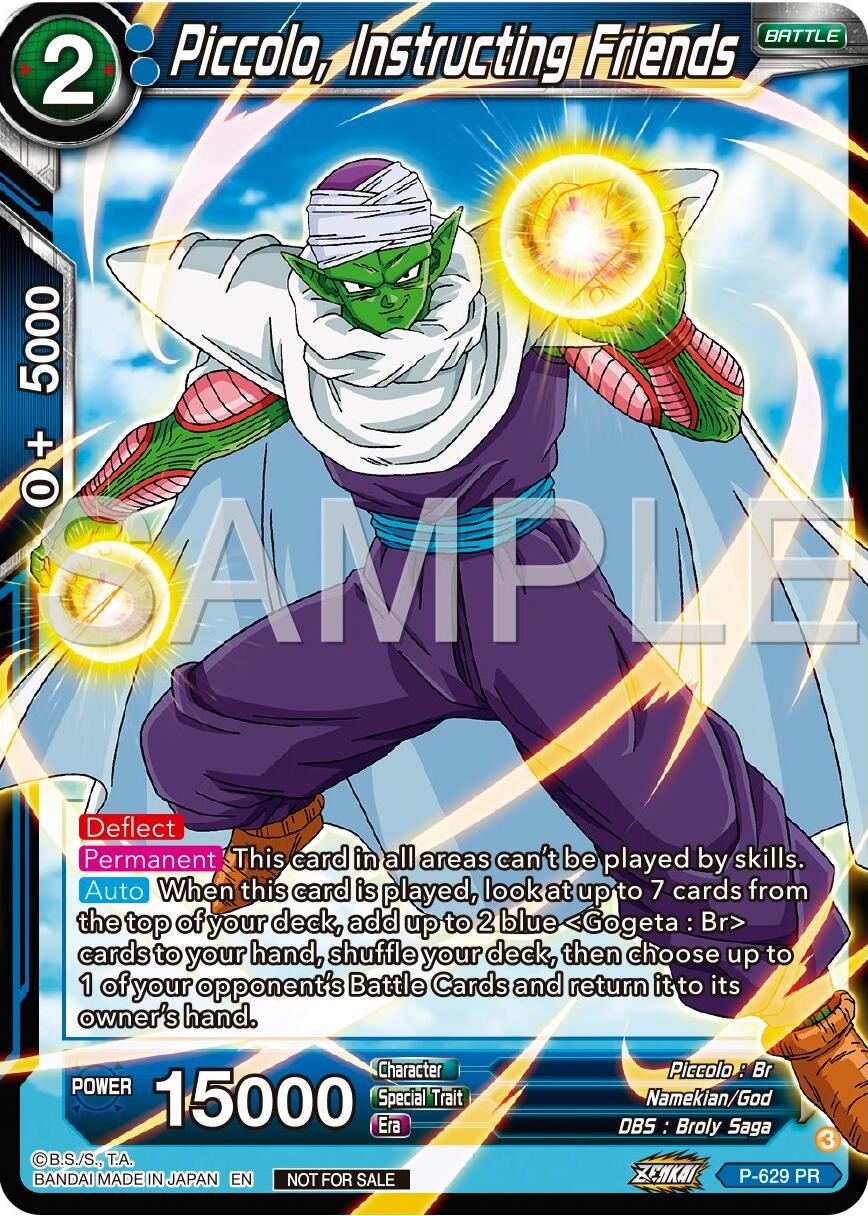 Piccolo, Instructing Friends (Zenkai Series Tournament Pack Vol.9) (P-629) [Promotion Cards] | Odin's Place