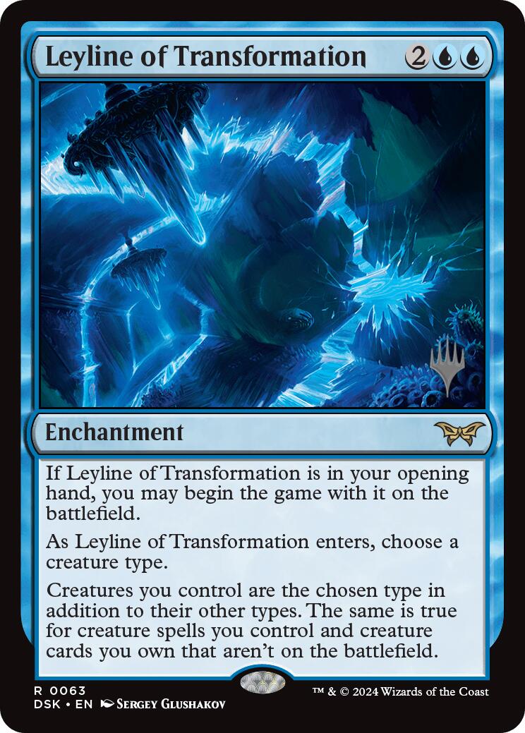 Leyline of Transformation (Promo Pack) [Duskmourn: House of Horror Promos] | Odin's Place