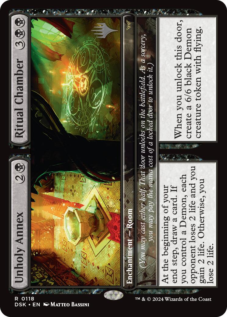 Unholy Annex // Ritual Chamber (Promo Pack) [Duskmourn: House of Horror Promos] | Odin's Place