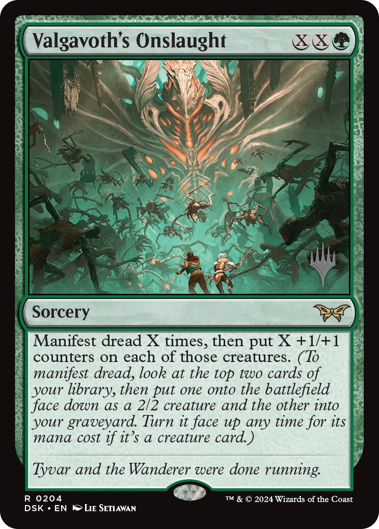 Valgavoth's Onslaught (Promo Pack) [Duskmourn: House of Horror Promos] | Odin's Place