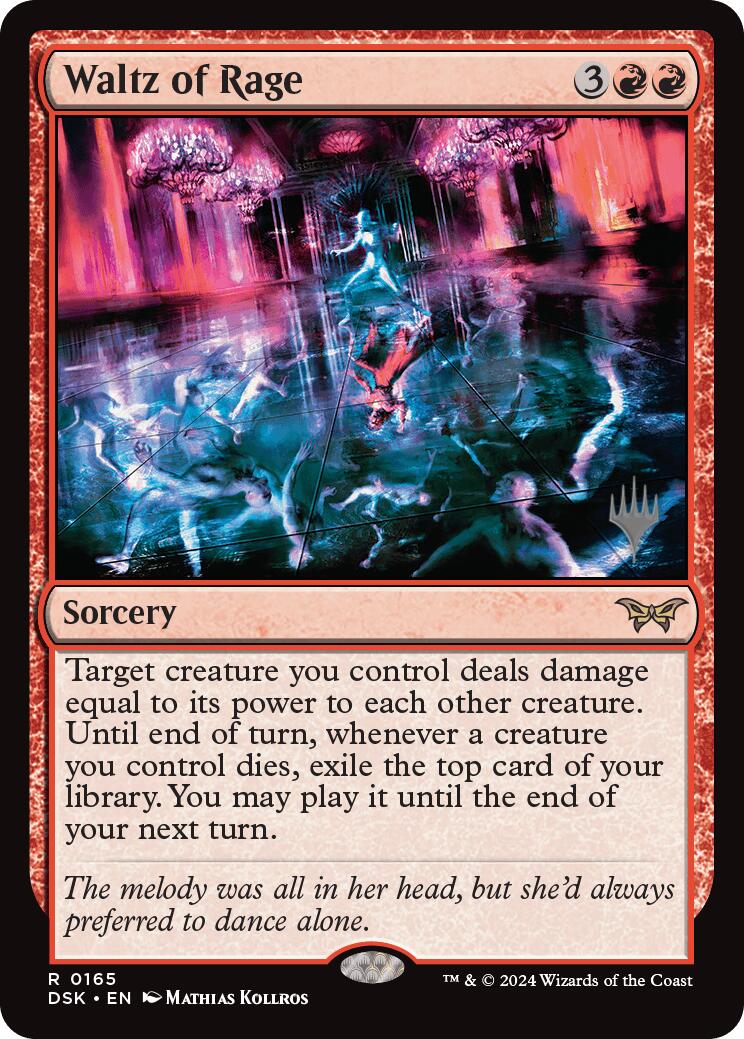 Waltz of Rage (Promo Pack) [Duskmourn: House of Horror Promos] | Odin's Place