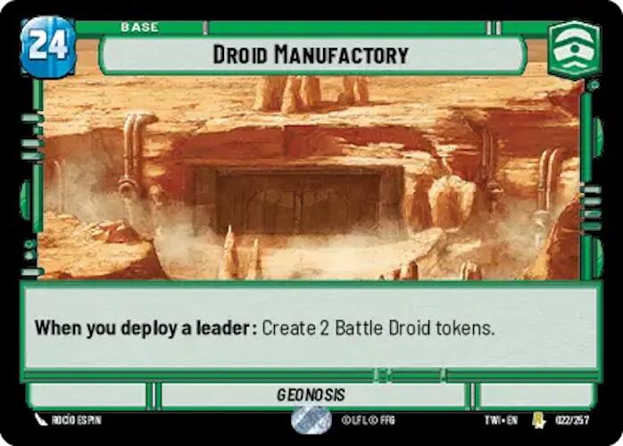 Droid Manufactory (022/257) (022/257) [Twilight of the Republic] | Odin's Place