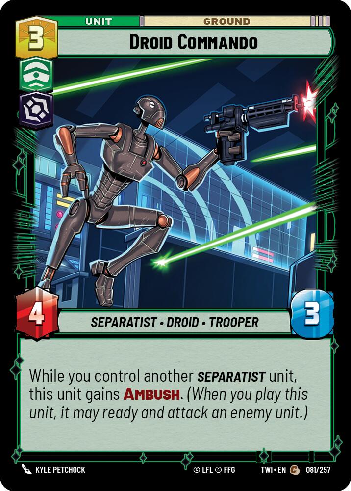 Droid Commando (081/257) (081/257) [Twilight of the Republic] | Odin's Place