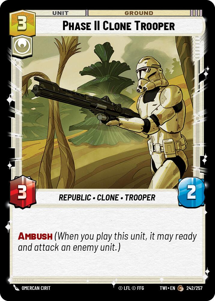 Phase II Clone Trooper (242/257) (242/257) [Twilight of the Republic] | Odin's Place
