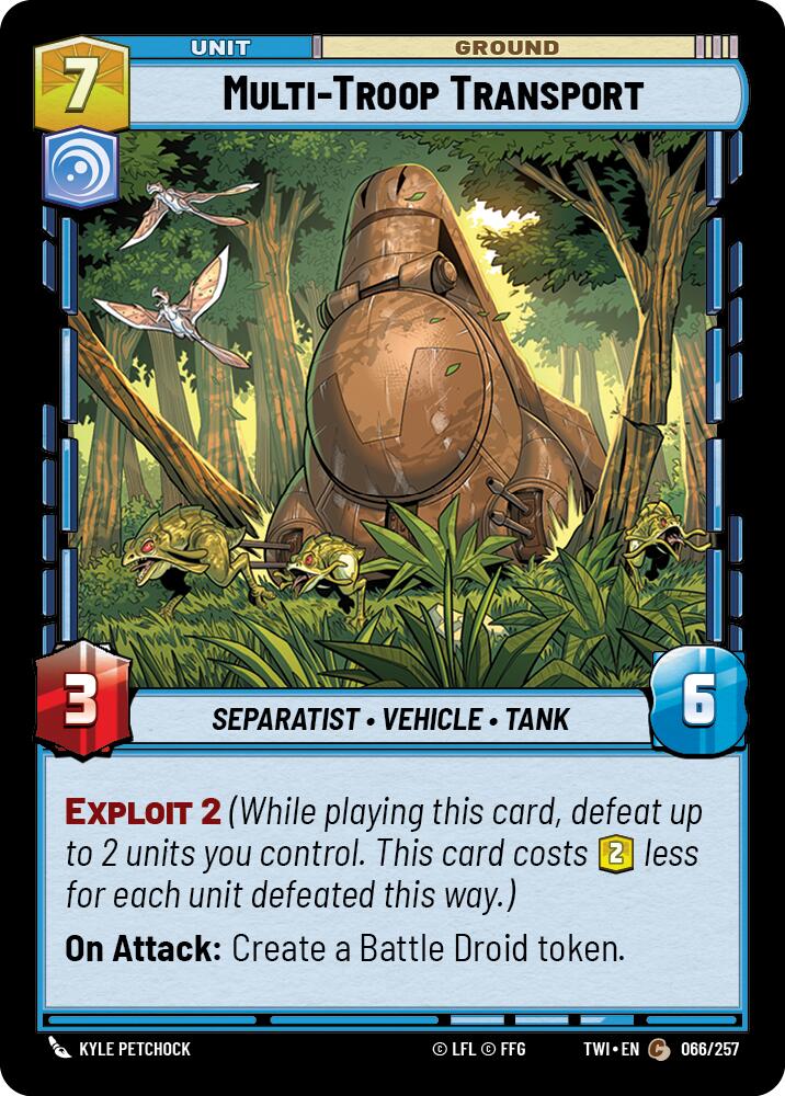Multi-Troop Transport (066/257) (066/257) [Twilight of the Republic] | Odin's Place