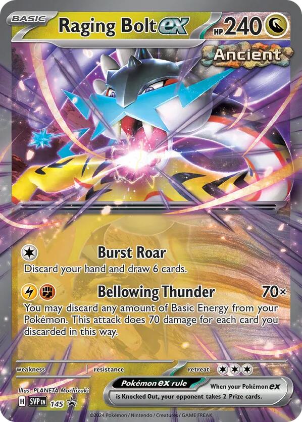 Raging Bolt ex (145) [Scarlet & Violet: Black Star Promos] | Odin's Place