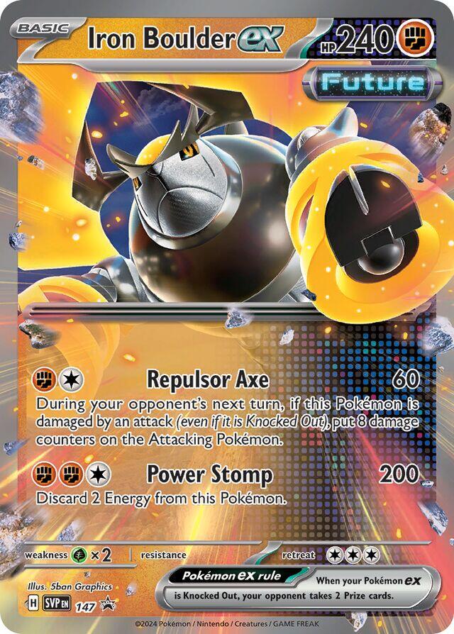 Iron Boulder ex (147) [Scarlet & Violet: Black Star Promos] | Odin's Place