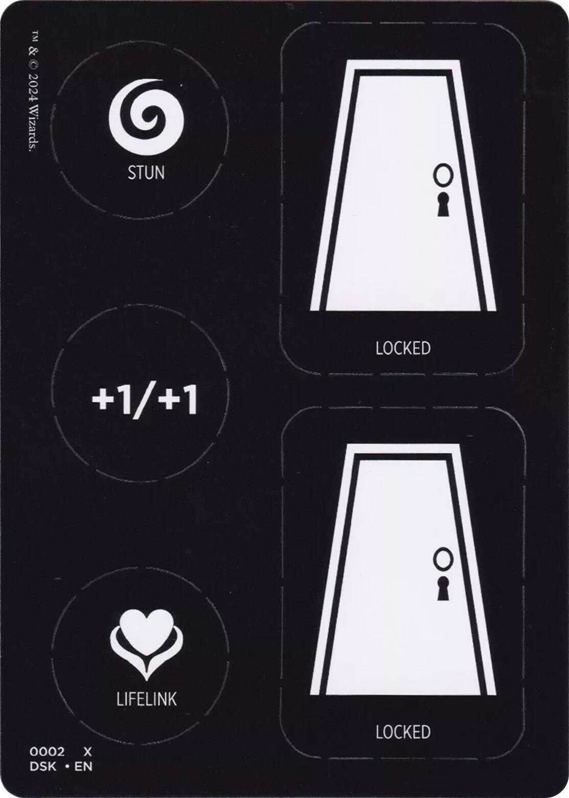 Punch Card Token (1 // 2) [Duskmourn: House of Horror Tokens] | Odin's Place