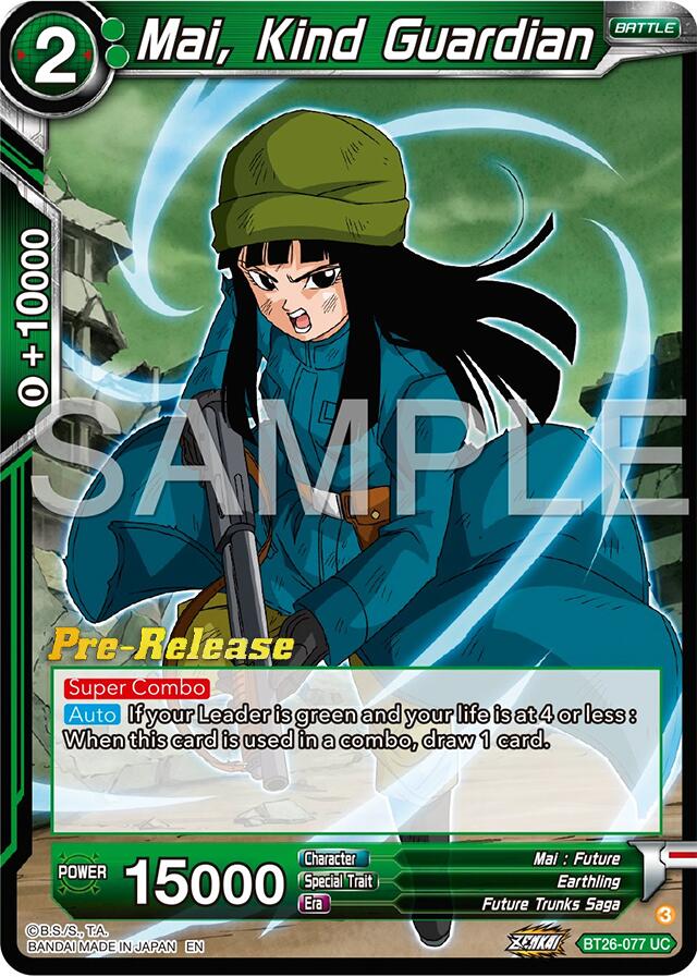 Mai, Kind Guardian (BT26-077) [Ultimate Advent Prerelease Promos] | Odin's Place