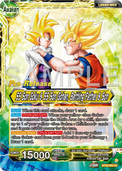 SS Son Goku // SS Son Goku & SS Son Gohan, Battling Father & Son (BT26-090) [Ultimate Advent Prerelease Promos] | Odin's Place