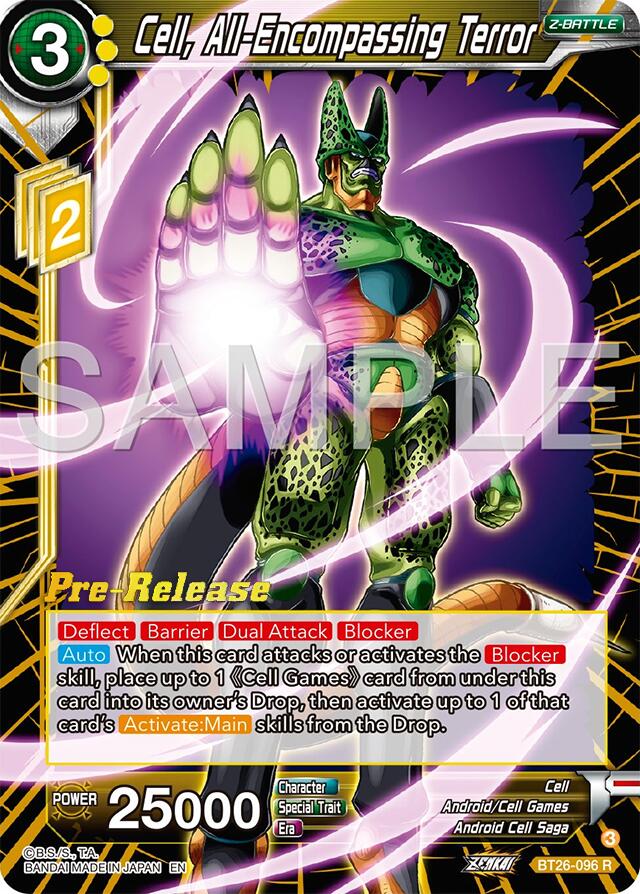 Cell, All-Encompassing Terror (BT26-096) [Ultimate Advent Prerelease Promos] | Odin's Place