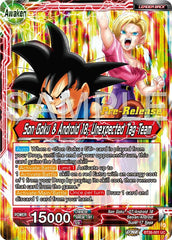 Son Goku // Son Goku & Android 18, Unexpected Tag Team (BT26-001) [Ultimate Advent Prerelease Promos] | Odin's Place