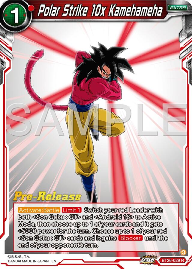 Polar Strike 10x Kamehameha (BT26-029) [Ultimate Advent Prerelease Promos] | Odin's Place