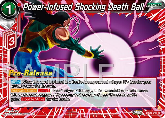 Power-Infused Shocking Death Ball (BT26-007) [Ultimate Advent Prerelease Promos] | Odin's Place