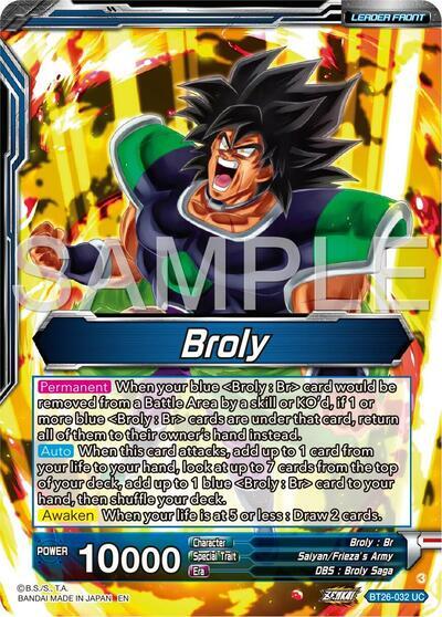 Broly // SS Broly, Full-Power Explosion (BT26-032) [Ultimate Advent Prerelease Promos] | Odin's Place