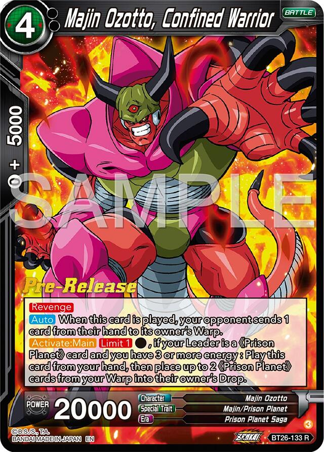 Majin Ozotto, Confined Warrior (BT26-133) [Ultimate Advent Prerelease Promos] | Odin's Place