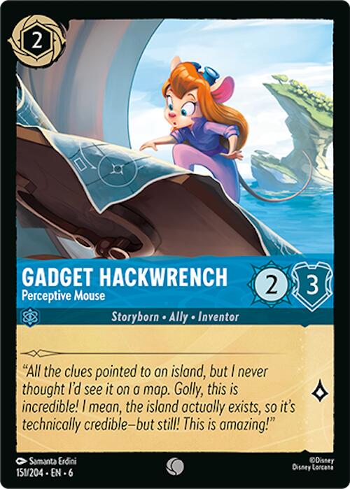 Gadget Hackwrench - Perceptive Mouse (151/204) [Azurite Sea] | Odin's Place