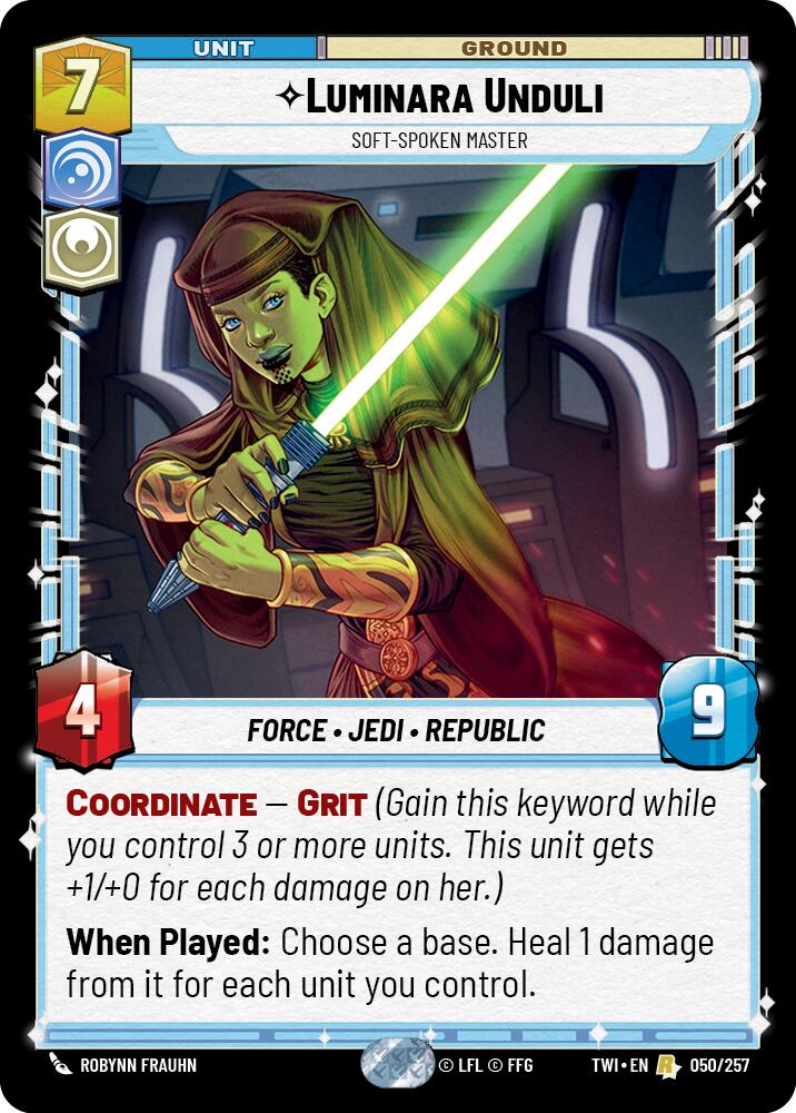 Luminara Unduli - Soft-Spoken Master (050/257) (050/257) [Twilight of the Republic] | Odin's Place