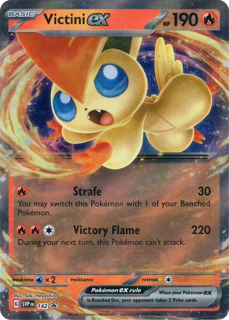 Victini ex (SVP142) [Scarlet & Violet: Black Star Promos] | Odin's Place