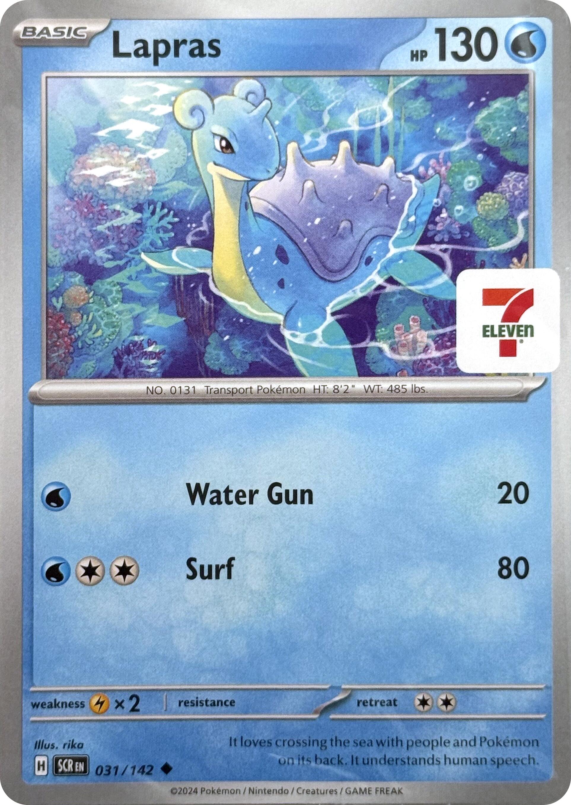 Lapras (031/142) (7-Eleven Promo) [Miscellaneous Cards] | Odin's Place