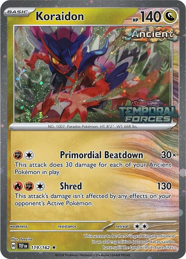 Koraidon (119/162) (European Promo) [Miscellaneous Cards] | Odin's Place