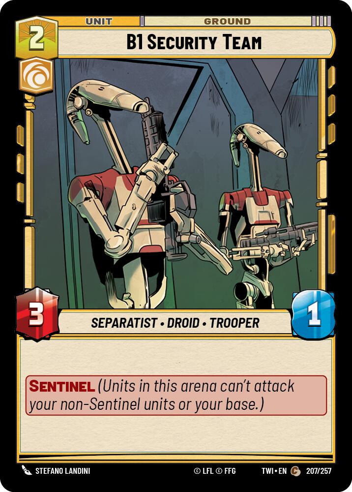 B1 Security Team (207/257) (207/257) [Twilight of the Republic] | Odin's Place