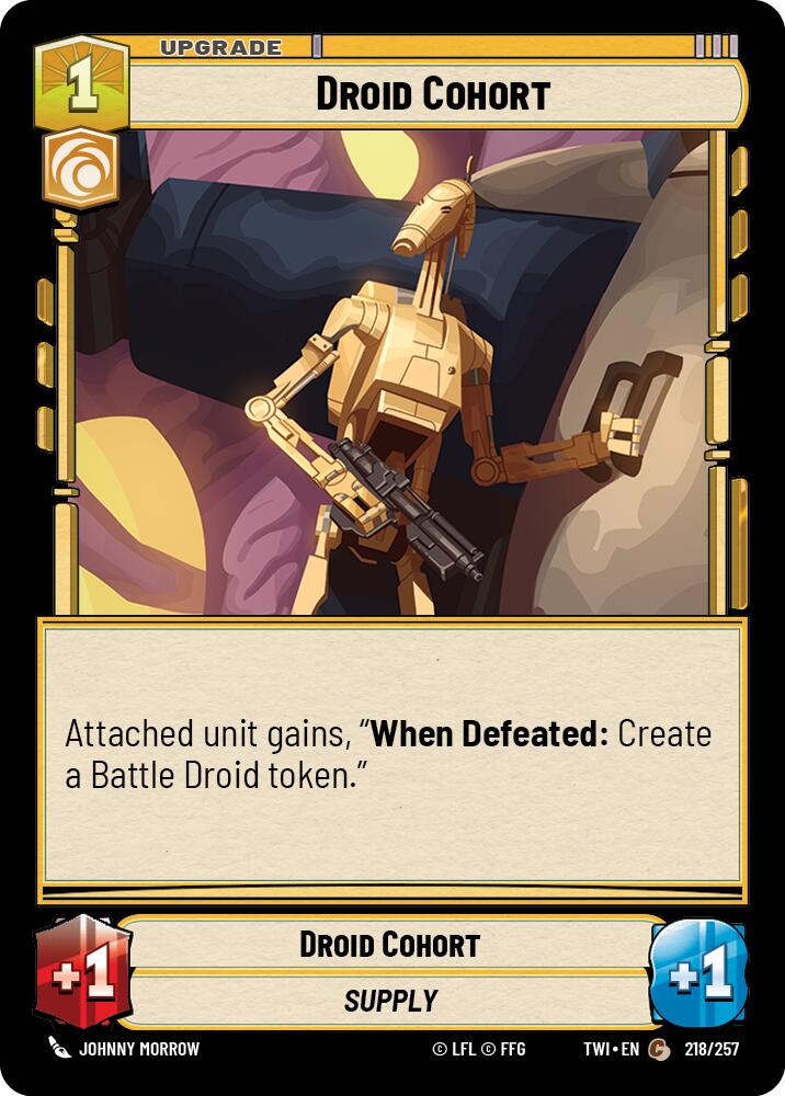 Droid Cohort (218/257) (218/257) [Twilight of the Republic] | Odin's Place