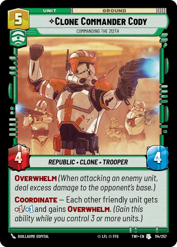 Clone Commander Cody - Commanding the 212th (114/257) (114/257) [Twilight of the Republic] | Odin's Place