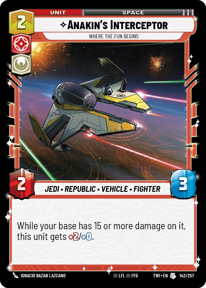 Anakin's Interceptor - Where the Fun Begins (142/257) (142/257) [Twilight of the Republic] | Odin's Place