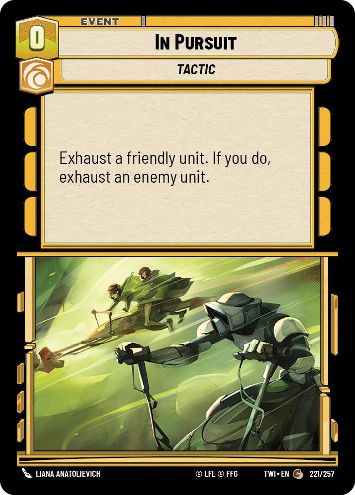 In Pursuit (221/257) (221/257) [Twilight of the Republic] | Odin's Place