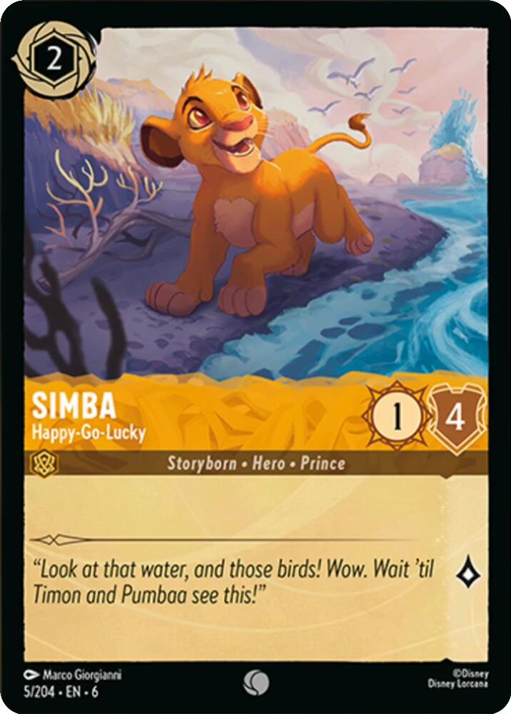 Simba - Happy-Go-Lucky (5/204) [Azurite Sea] | Odin's Place