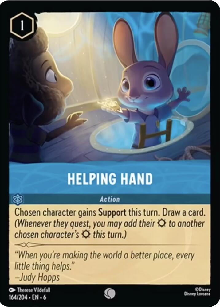 Helping Hand (164/204) [Azurite Sea] | Odin's Place