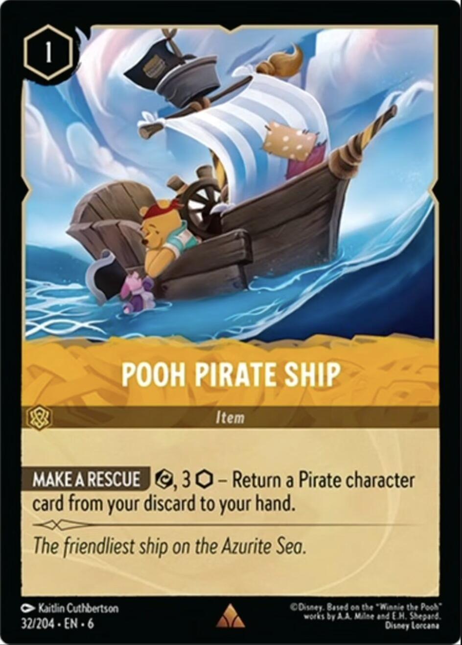 Pooh Pirate Ship (32/204) [Azurite Sea] | Odin's Place